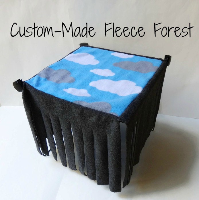 Create Your Own Fleece Forest For Guinea Pigs Hedgehogs
