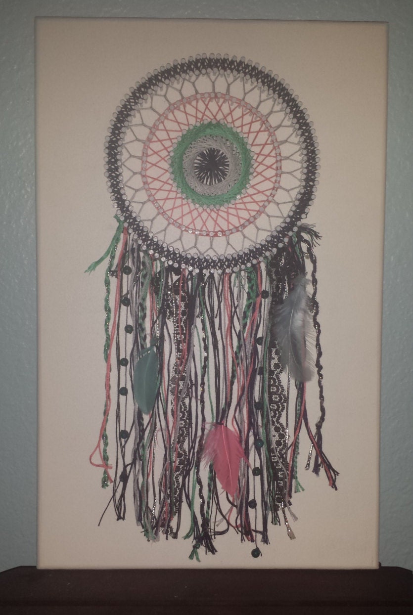 String Art Bohemian Dreamcatcher