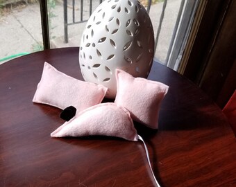 Pink Catnip Toy Set, Catnip Toy, Pink Catnip Toy, Multi Cat Toy, Cat Toy Set, Cat gift, Catnip Mouse, Organic Catnip, Felt Catnip Toy