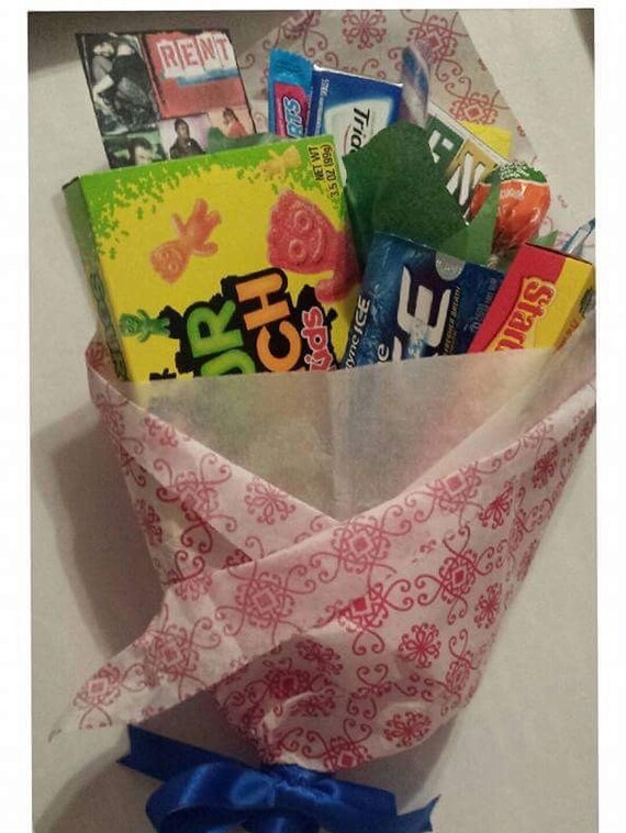 Hand held candy bouquet dance recital theatre by TracysTastyTreats