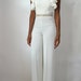 gold sequin flare pants