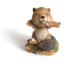 Vintage Beaver Figurine