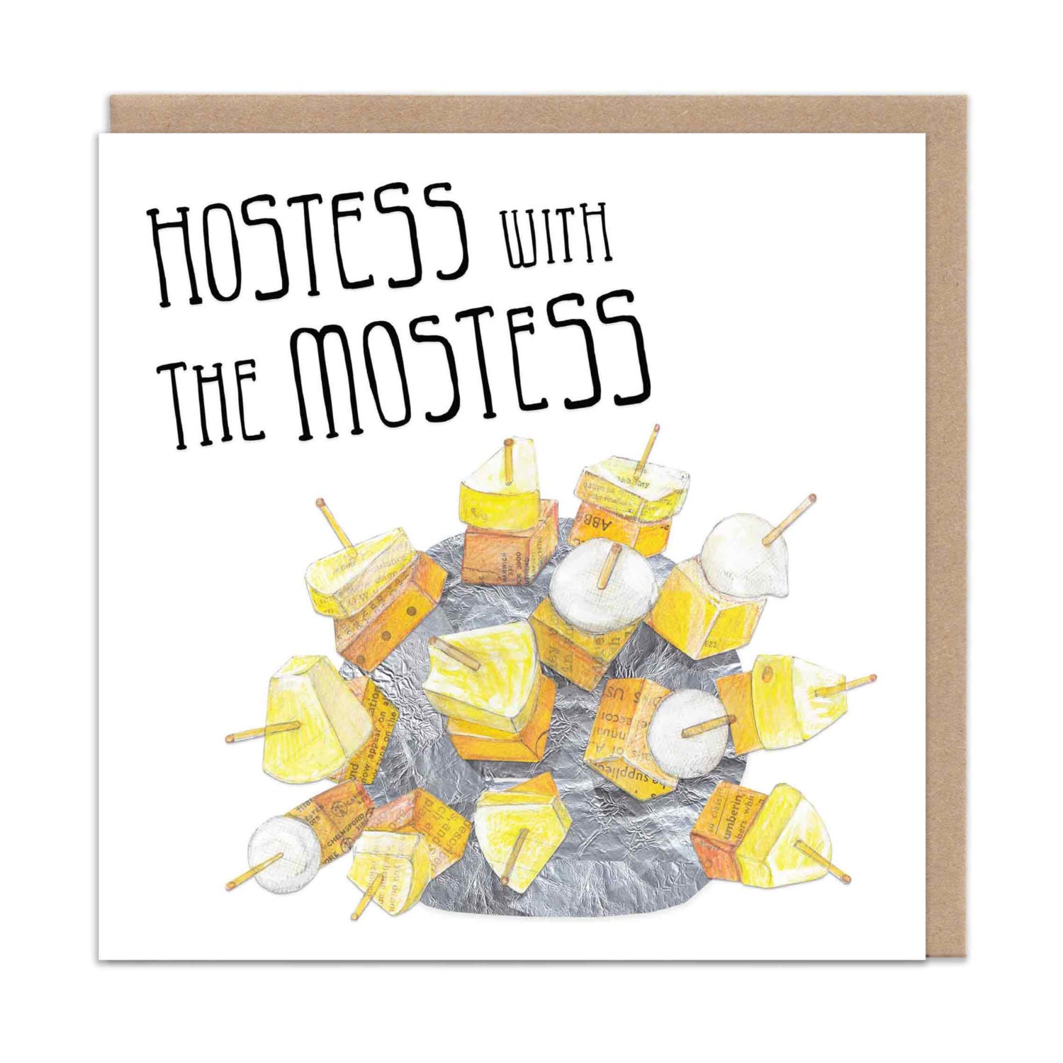 Hostess With The Mostess Greeting Card