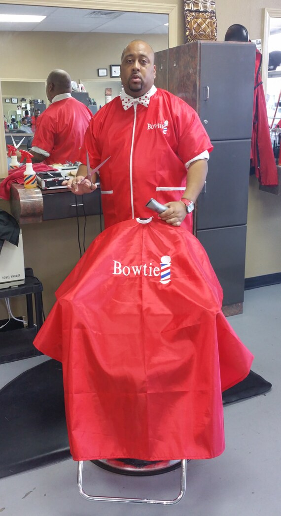 Custom Barber Smock with sleeve Your Brand. Your Style.