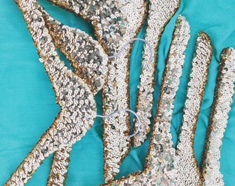 Gold Sequins Hangers, Bridal Gown Hanger, Glitter Hangers, Bridesmaid Dress Hangers, Photography Prop