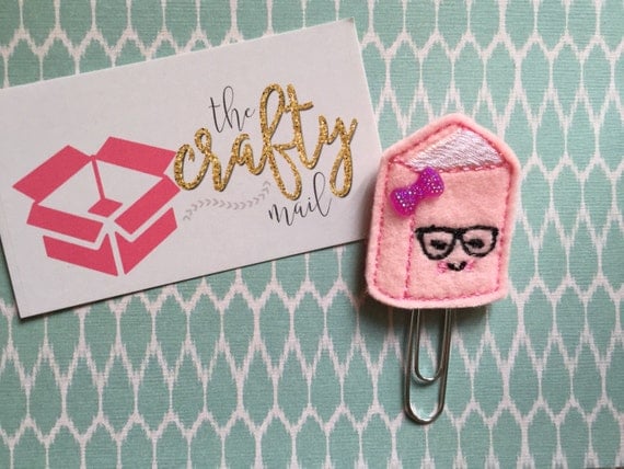 Book Nerd Paper Clip/planner clip/planner supplies. Choose with or without bow