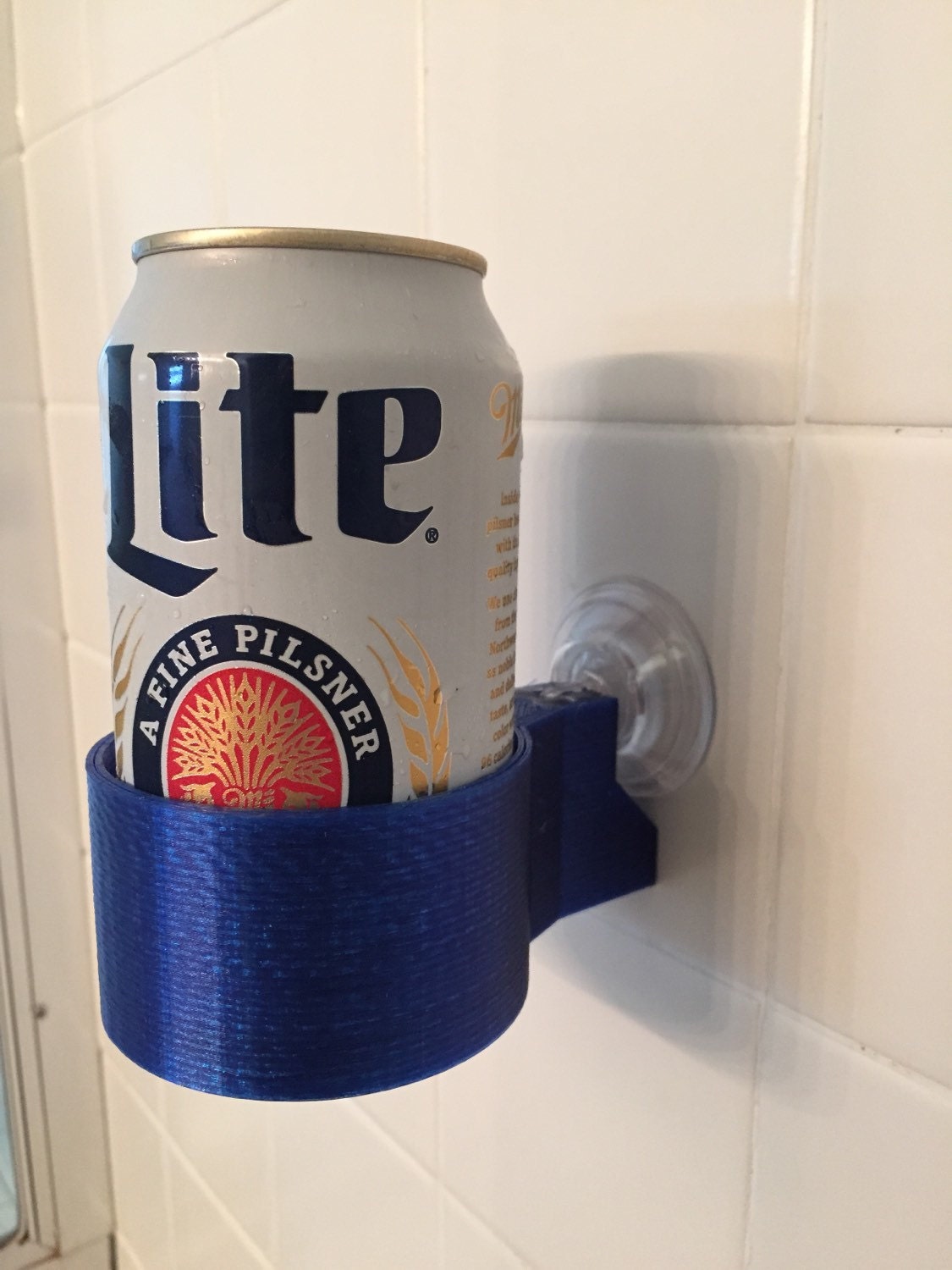 Shower beer beverage holder Pick you color. 3d printed by
