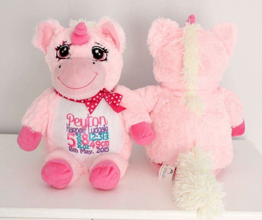 personalised new baby teddy