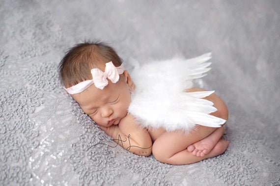 Newborn white Angel Wings Baby Wings Newborn WingsREADY TO