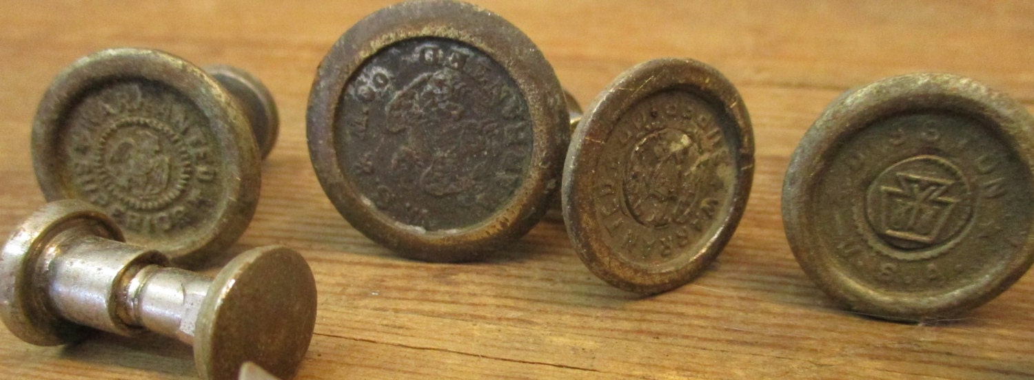 Assorted Hand Saw Medallions Disston Warranted Vintage Hand