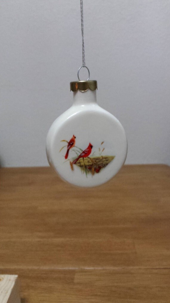 Ceramic Glazed Cardinal Ornaments 927 Fired Decal of