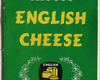 Choose English Cheese Vintage Booklet