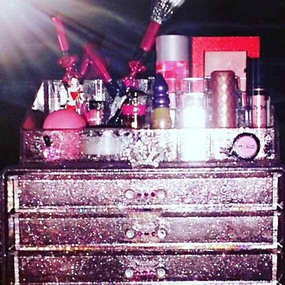 Sold Out Custom Makeup Organizer Case Pink by DesignsbyBellaNicole