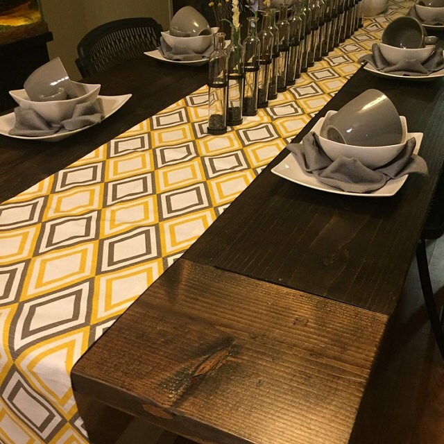 Yellow Table Runner Yellow Table Runners Yellow Wedding