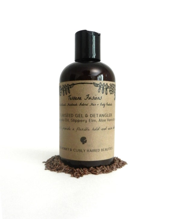Flaxseed Hair Gel/Detangler with Marshmallow by TerreneFusions