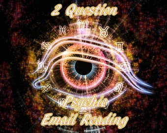 Fast Psychic Reading - Under 24 Hours - 2 Questions (PDF)