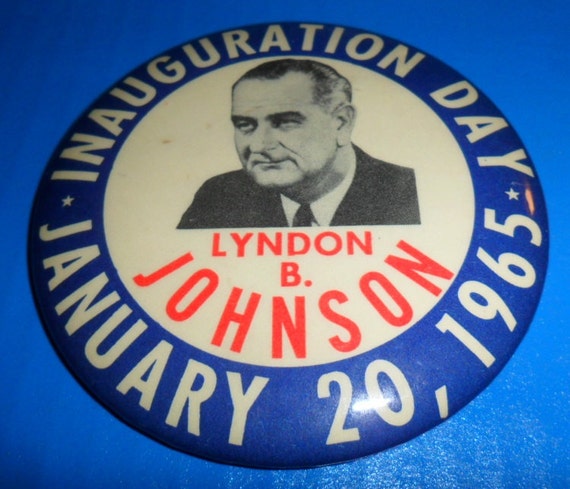 1965 Lyndon Baines Johnson LBJ Inauguration Day January 20