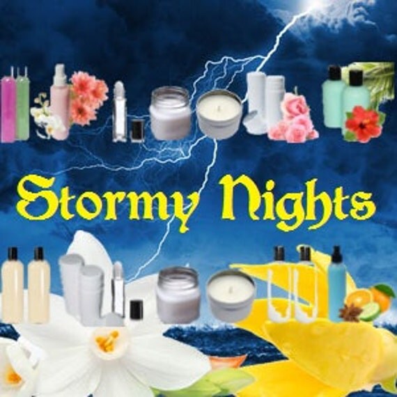 Stormy Nights Spa Scent Body Products & Candles Shower