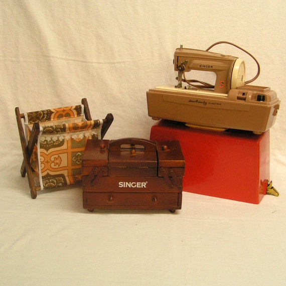 Children's Sewing Set Singer Sewhandy Electric Sewing by VBEllis