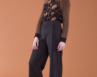 ON SALE Ferreti Palazzo pants, 95% coton-5 spandex, FW16