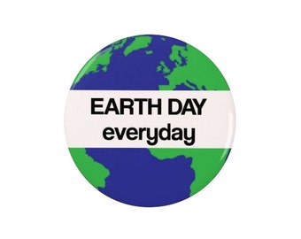 Earth day badge | Etsy