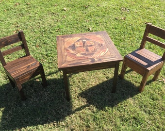 Children's table and chair set