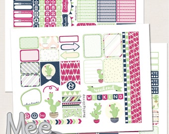 Printable planner stickers for use in Erin Condren