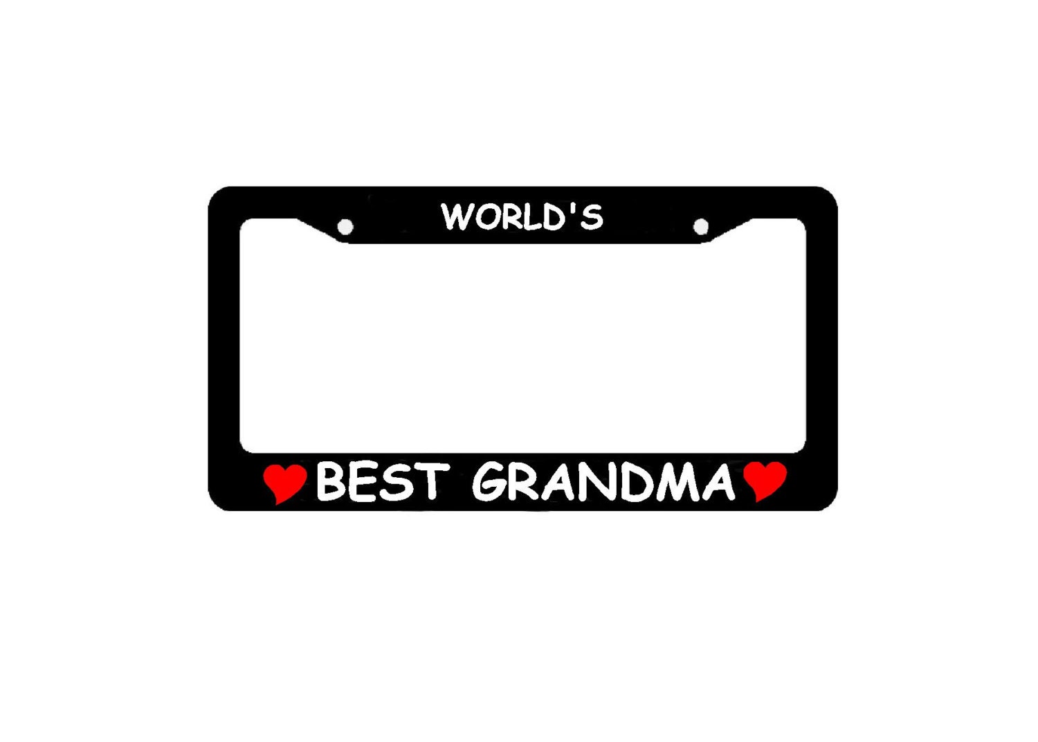 World's best Grandma license plate frame by TShirtDistrict