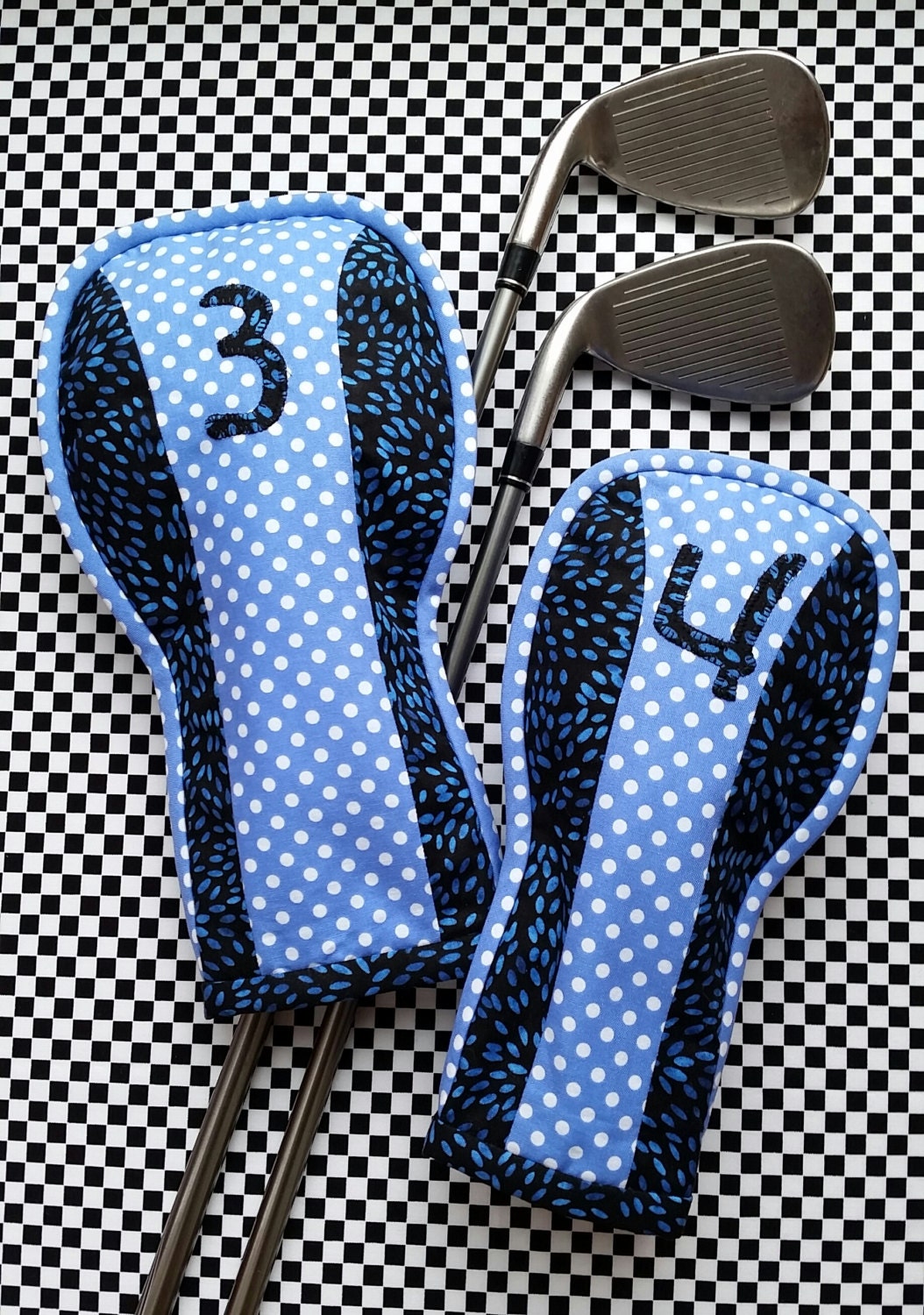 Golf Club Head Cover Sewing Pattern Center Stripe