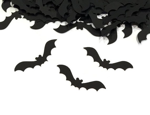 Bat Confetti Fall Decor Halloween Wedding Decor