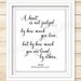 L. Frank Baum quote printable wall art A heart is not judged