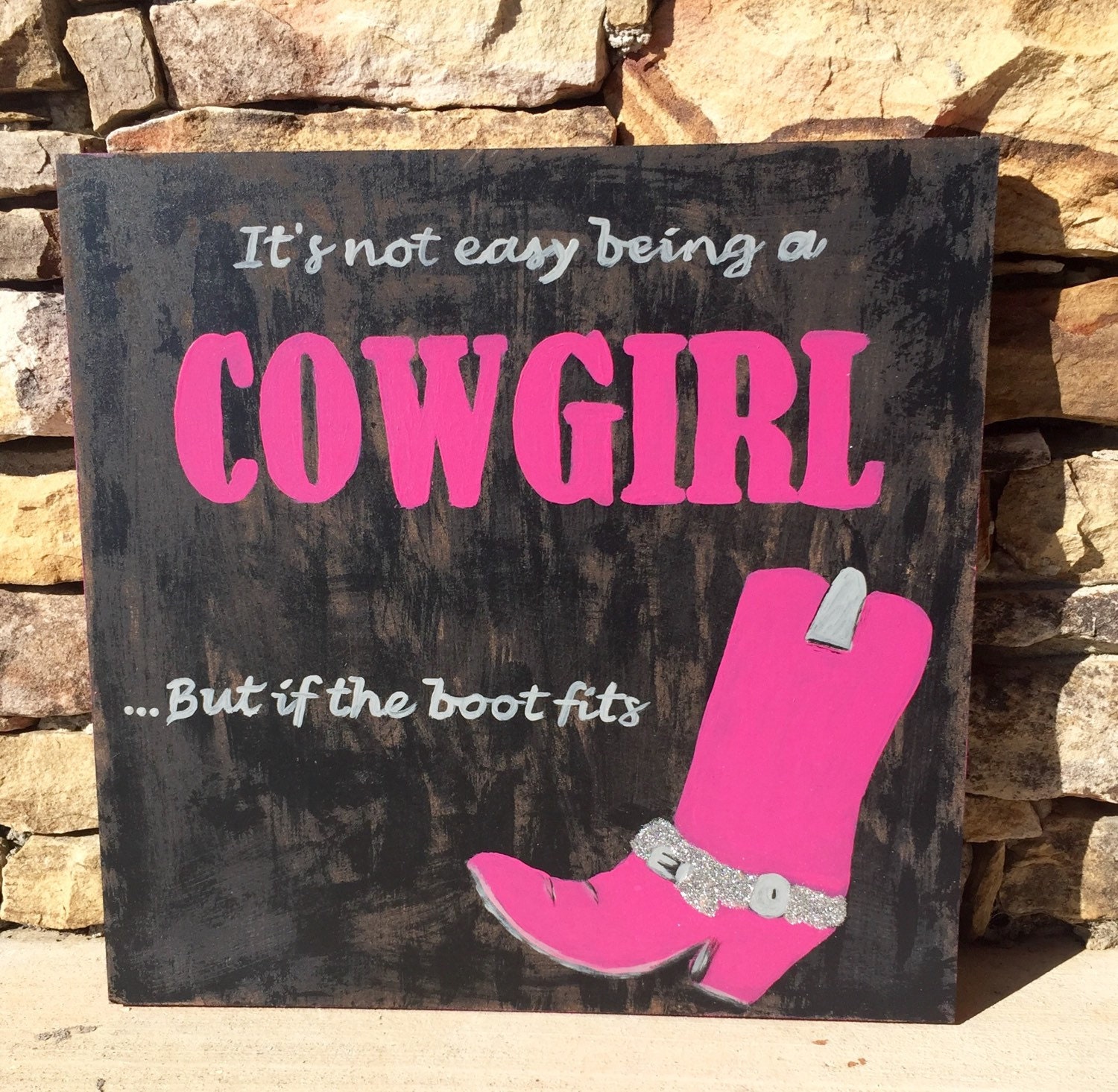 Cowgirl wall art