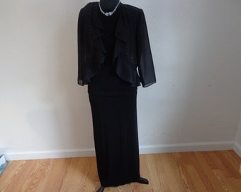 Classy Vintage 3 Piece Evening/Casual Jacket - Skirt-Top