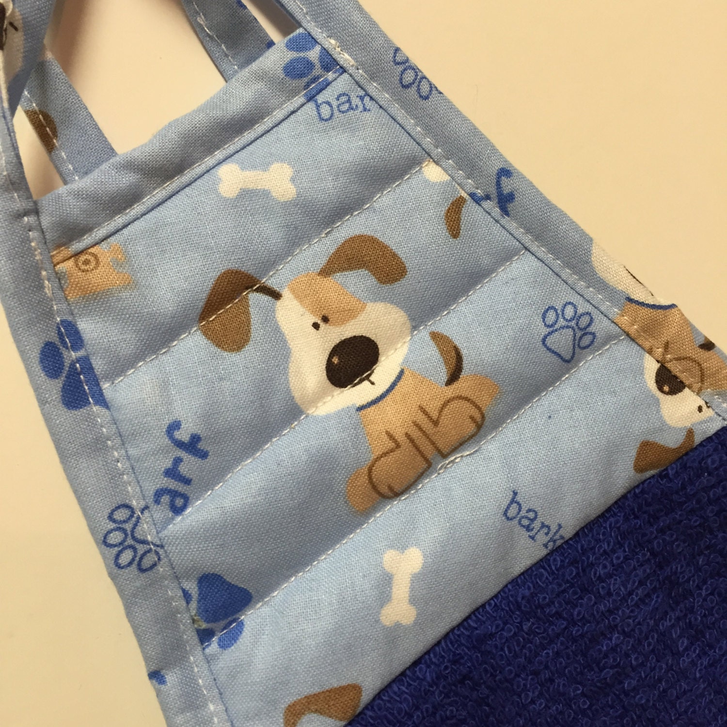 Dog In Towel Bathroom Decor