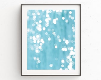 Abstract Photography Wall Print, Ocean Water Wall Print, Ocean Water Photography, Beach House Wall Print, Bathroom Art, Instant Download