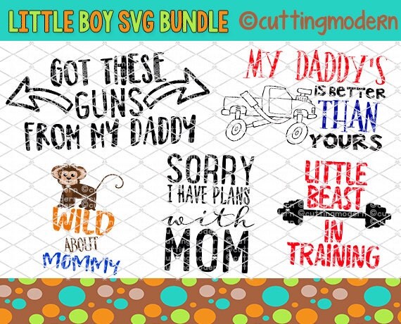 Download Little Boy SVG Cut File Bundle PNG Included 20 files