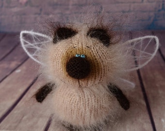 Thai Cat Siamese Kitten Hand-knitted Amigurumi Wool Toy Miniature Dolls cats Funny cat softie kitten Little kitty Miniature kitty Plush Cat