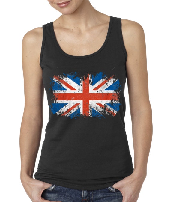 British Flag Union Jack Women's Tank Top England Flag by COSMOZZ