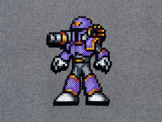 Vile Perler Bead Sprite From Mega Man X Bead Sprite Perler Beads ...