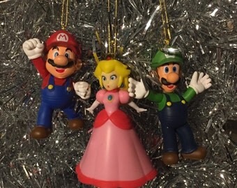 Unique mario ornaments related items | Etsy