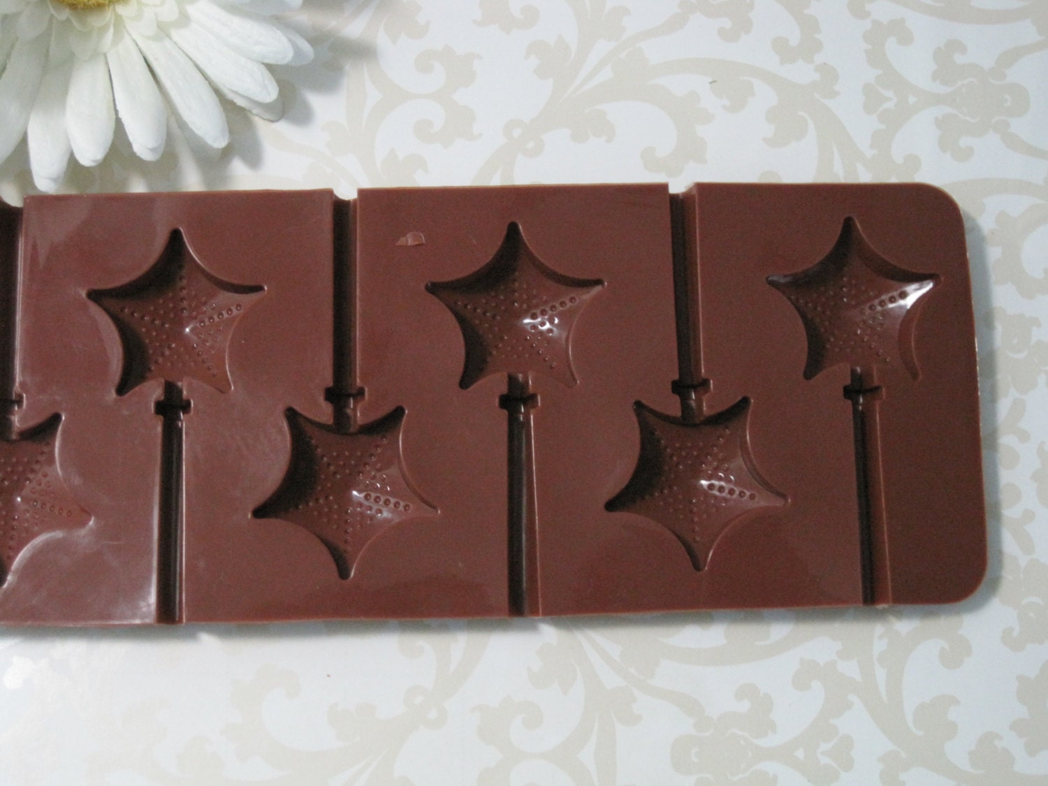 Star Chocolate Mold Star Lollipop Mold Star Candy Mold Flexible