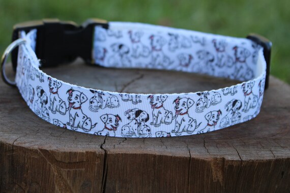 101 Dalmatians Dog Collar by PooochEmporium on Etsy