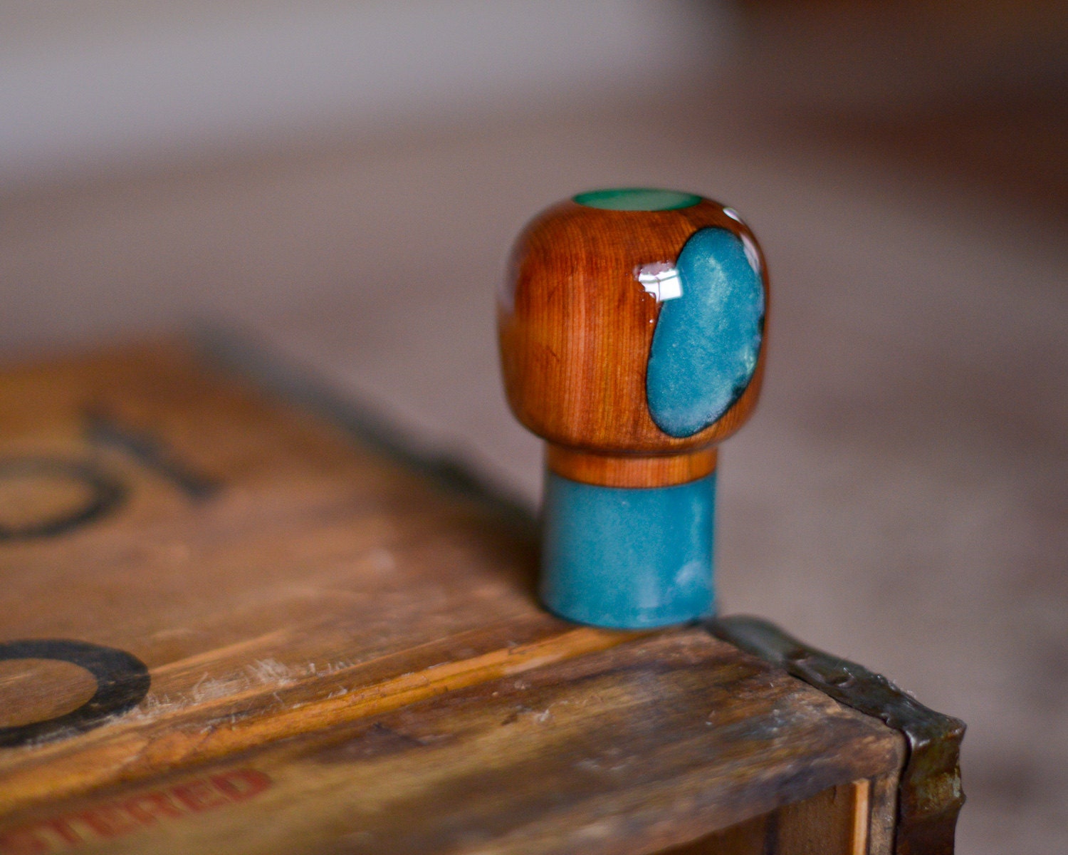 Cedar & Green Resin Shift Knob