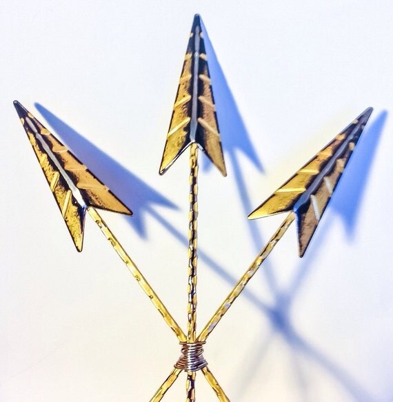 Gold Wall Arrow Arrow Decor Gold Wall by ShineBoxPrimitives