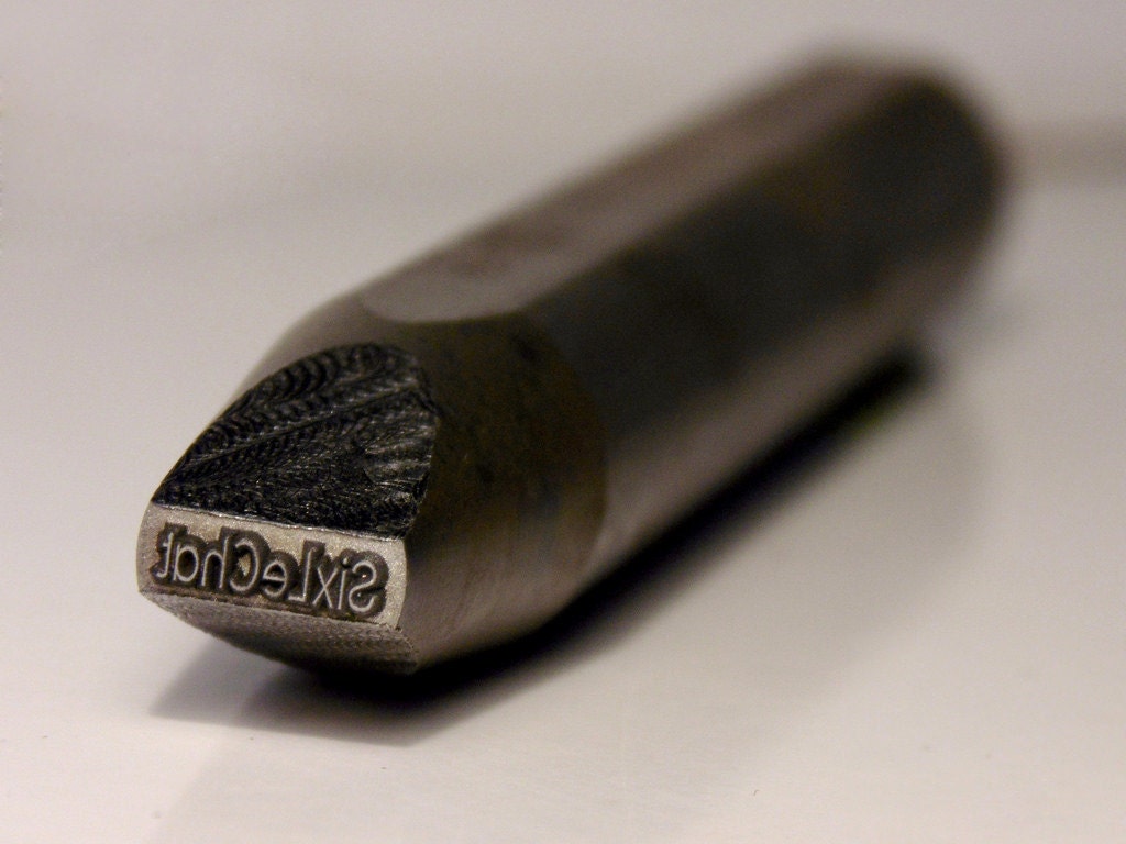 Custom TEXT steel stamp punch