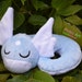 sleeping dratini plush