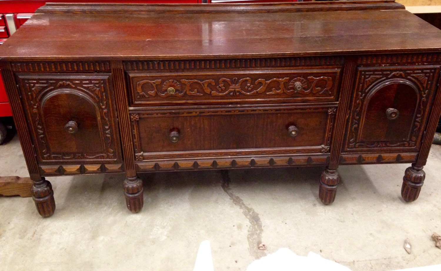 Antique buffet sideboard; ornate, majestic – Haute Juice