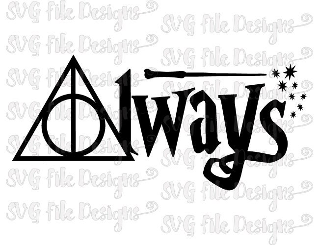 Download Harry Potter Always Deathly Hallows Wand Symbol by ...