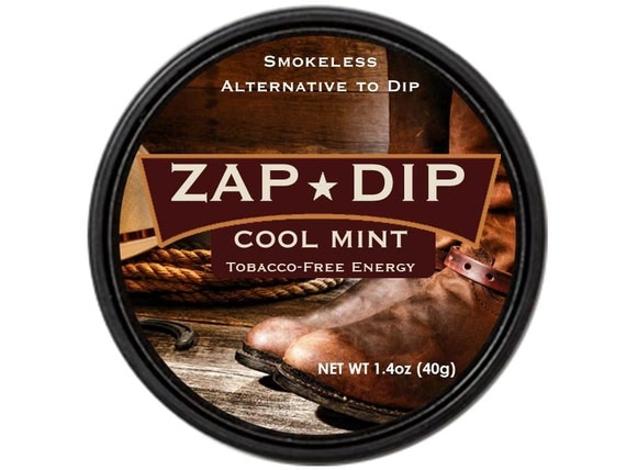 ZAP Dip COOL MINT Cowboy Quit Chewing Non Tobacco by ChewzBrands