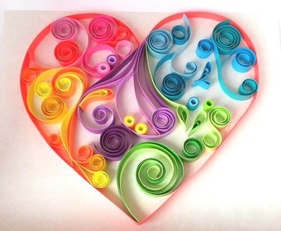 14+ Easy Paper Quilling Heart Designs Pictures